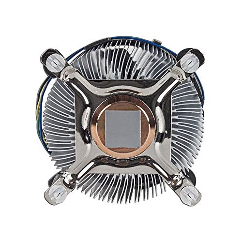 Intel Socket 775 Copper Core/Aluminum Heat Sink & 3. 5" Fan w/4-Pin Connector up to Core 2 Duo E6400 2. 13GHz