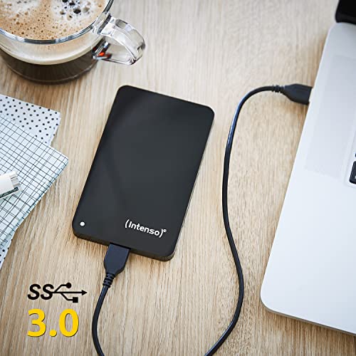 Intenso 6021512 4000GB Negro - Disco Duro Externo (4000 GB, 2.5", USB Tipo C, 3.0 (3.1 Gen 1), 5400 RPM, Negro)