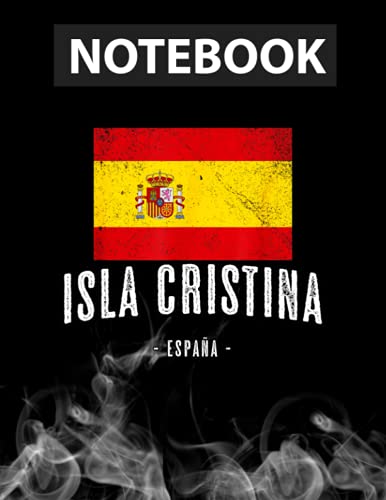 Isla Cristina Spain | ES Flag, City - Bandera Ropa - Journal Lined Notebook 8.5x11 inch