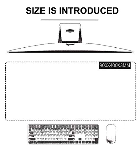 ITBT One Piece XXL Anime Alfombrilla para ratón 900 x 400 mm - Speed Gaming Mousepad - Mouse Pad para Ordenador - 3mm Goma Antideslizante, para Gamers Ordenador, PC y Laptop, H