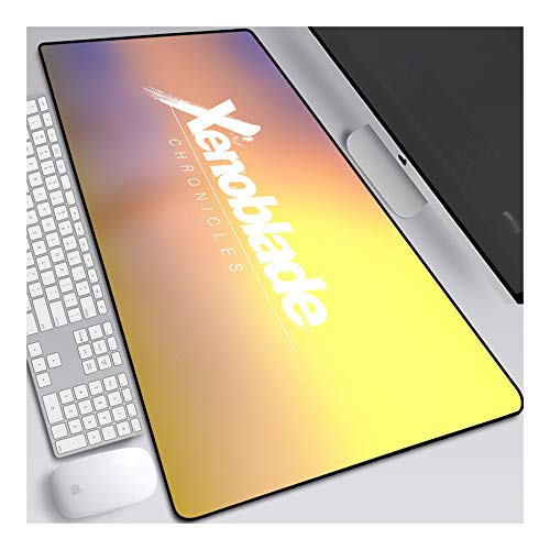 ITBT Xenoblade Chronicles Alfombrilla Raton Anime Gaming Mouse Pad XL 700x300x3 mm,Impermeable con 3mm Base de Goma Antideslizante,Special-Textured Superficie para Ordenador, PC y Laptop,C