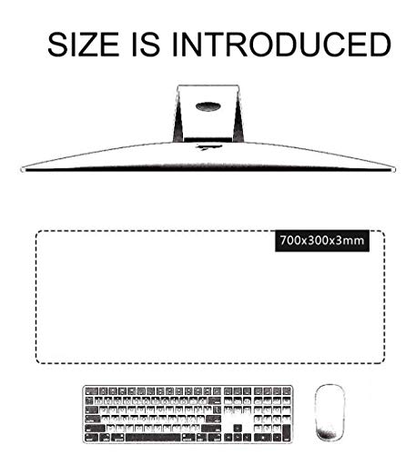 ITBT Xenoblade Chronicles XL Anime Alfombrilla para ratón 700 x 300 mm - Speed Gaming Mousepad - Mouse Pad para Ordenador - 3mm Goma Antideslizante, para Gamers Ordenador, PC y Laptop,D