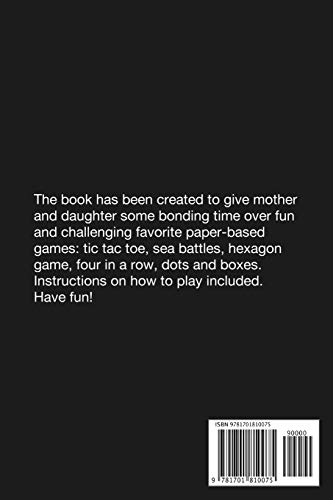 It's All Fun And Games Between Mom And Daughter: Fun Family Strategy Activity Paper Games Book For A Parent Mother And Female Child To Play Together Like Tic Tac Toe Dots & Boxes And More Pink Design