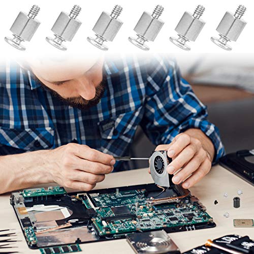 Iyowei Kit de Tornillos para Computadora PC Tornillo SSD M2, Tornillos para Ordenador SSD con Destornillador, Tornillos para Montar Placa Base SSD para Placa Base de ASUS (26 piezas)