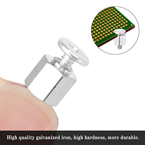 Iyowei Kit de Tornillos para Computadora PC Tornillo SSD M2, Tornillos para Ordenador SSD con Destornillador, Tornillos para Montar Placa Base SSD para Placa Base de ASUS (26 piezas)