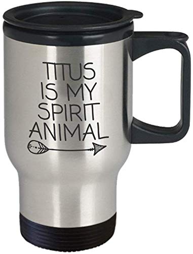 Jackgold Honey Coffee Mug 11OZ- Titus Travel Mug, Titus is My Spirit Animal,Travel Coffee Mug, Mug for Boyfriend, Mug for Husband
