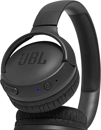 JBL Tune500BT – Auriculares supraaurales inalámbricos con conexiones multipunto y asistente de voz Google now o Siri – Batería de 16h – Negro
