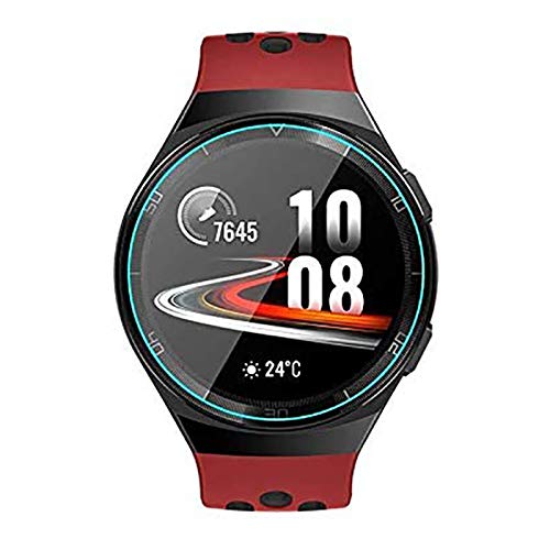 J&D Compatible para Huawei Watch GT 2e 46mm Protector de Pantalla (No de Vidrio), 3-Pack [Cobertura Completa] [Anti-Rasguños] HD Claro Película de TPU Protector de Pantalla para Watch GT 2e 46mm