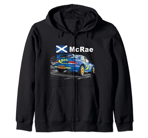 JDM Car Rally Car Azul Colin McRae 555 Sudadera con Capucha