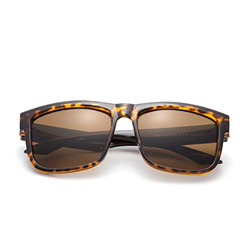 JEEDA Gafas de sol para Hombres y Mujeres Sunglasses 81016(leopardo)