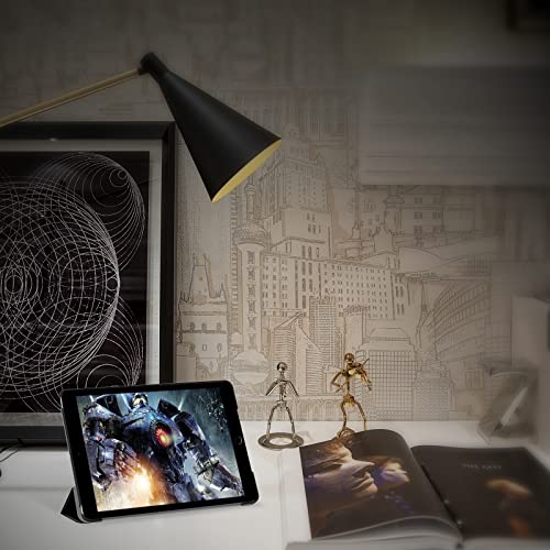 JETech Funda Compatible con iPad 10,2 Pulgadas (2021/2020/2019 Modelo, 9.ª/8.ª/ 7.ª Generación), Carcasa con Auto-Sueño/Estela, Negro