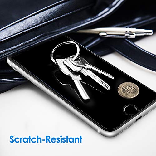JETech Protector de Pantalla Compatible con iPhone SE 2020, iPhone 8, iPhone 7, iPhone 6s, iPhone 6, Cristal Vidrio Templado, 3 Unidades