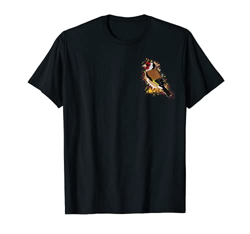 Jilguero Pájaro de Jardín Observador de Aves Biólogo Camiseta