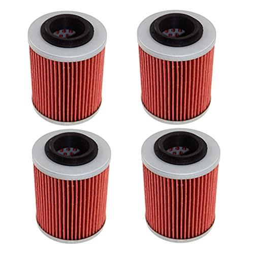 JINGHUI PENGSTOR Ajuste para Can-Am ATV 400 450 500 570 650 800 800R 850 1000 Outlander H.O.MAX EFI x XT Renegade Filtro de Aceite de Motocicleta (Color : 2 PC)