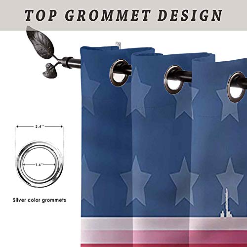 jinguizi Cortina de ventana drapeada Americana Baseball Player Stars W52 x L72 Cortinas opacas para dormitorio de los niños