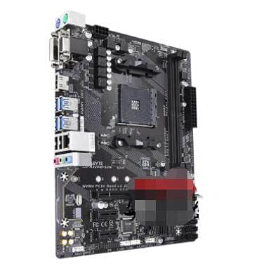 Jispezlan Placa Base de computadoraFit For Gigabyte GA A320M S2H Micro ATX AMD A320 DDR4 M.2 USB3.1 STAT3.0 SSD / 32G Mejor Soporte R9 CPU de Escritorio Socket AM4 Placa Base Placa Base de Escritorio