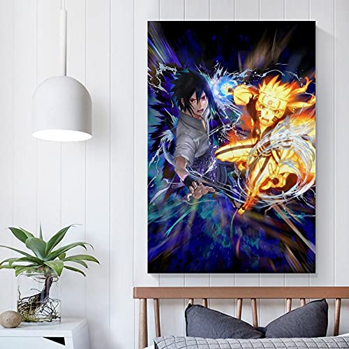 JKLM Sasuke - Póster de Naruto (Kurama) para pared (30 x 45 cm)