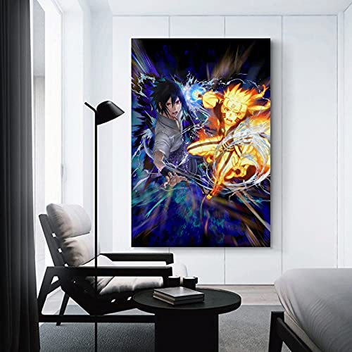 JKLM Sasuke - Póster de Naruto (Kurama) para pared (30 x 45 cm)