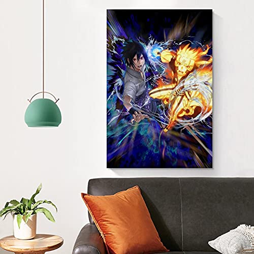 JKLM Sasuke - Póster de Naruto (Kurama) para pared (30 x 45 cm)
