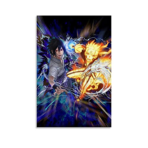 JKLM Sasuke - Póster de Naruto (Kurama) para pared (30 x 45 cm)