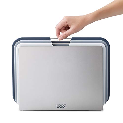 Joseph Joseph Grandes Nest Juego de 3 Tablas para Cortar con Soporte de Almacenamiento (tamaño Gris