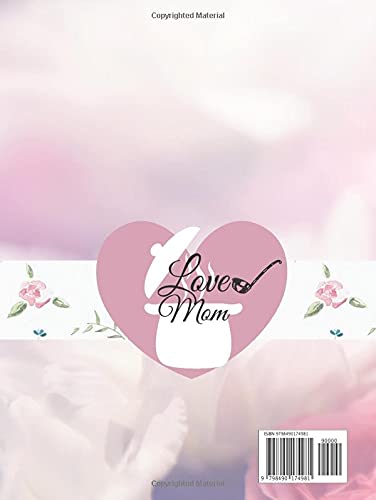 Journal Recipes for my Daughter with love Mom-100 design pages,8,25''x11'' hardcover Large coocking Jornal-Notebook,The best recipes from Mom-A ... granddaughterр,Family gift for the holidays