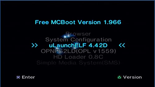 JOYJOM FreeMcBoot FMCB 1.966 PS2 - Tarjeta de memoria para Sony Playstation 2 PS2 (64 MB), solo tienes que conectar y usar, te ayuda a empezar a jugar en tu disco duro o disco USB