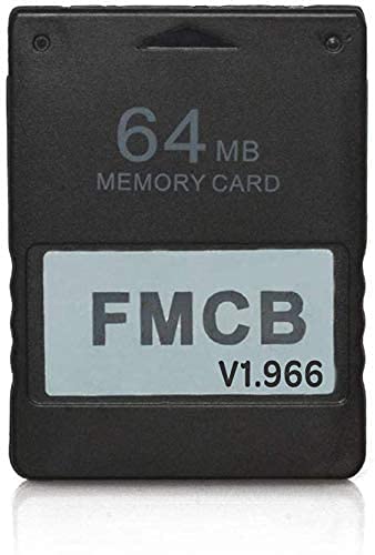 JOYJOM FreeMcBoot FMCB 1.966 PS2 - Tarjeta de memoria para Sony Playstation 2 PS2 (64 MB), solo tienes que conectar y usar, te ayuda a empezar a jugar en tu disco duro o disco USB