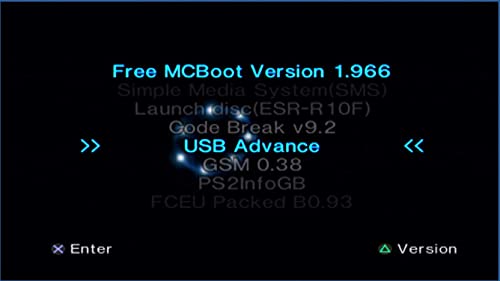 JOYJOM FreeMcBoot FMCB 1.966 PS2 - Tarjeta de memoria para Sony Playstation 2 PS2 (64 MB), solo tienes que conectar y usar, te ayuda a empezar a jugar en tu disco duro o disco USB