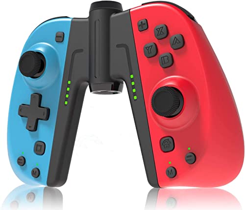 JOYSKY Mando para Nintendo Switch,Bluetooth Controlador,somatosensorial de 6 Ejes, Turbo función Ajustable, Motor de Doble vibración, Joystick multifunción para Juegos de Nintendo Switch