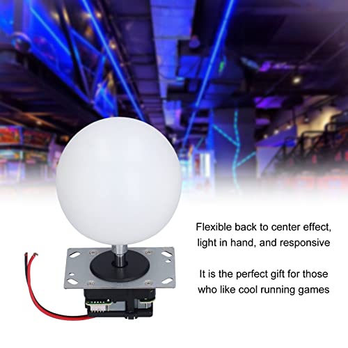 Joystick Arcade, Ligero, Cómodo, Eje del Joystick Resistente Y Duradero con Cable 5P para Máquina de Entretenimiento para Funcionamiento Fresco para Máquina de Juego