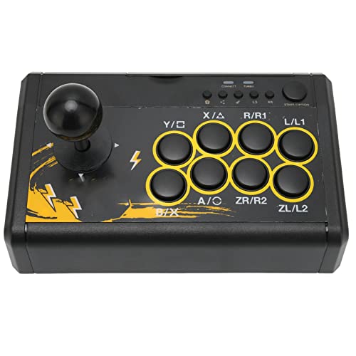 Joystick Fighting Stick, Joystick de Juegos con Cable USB para PS3, para PS4, para PC, Etc, Consola de Juegos Retro Arcade Joystick Controlador de Lucha, Plug and Play