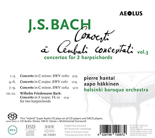 J.S. Bach: Conciertos Para 2 Claves / Hantai