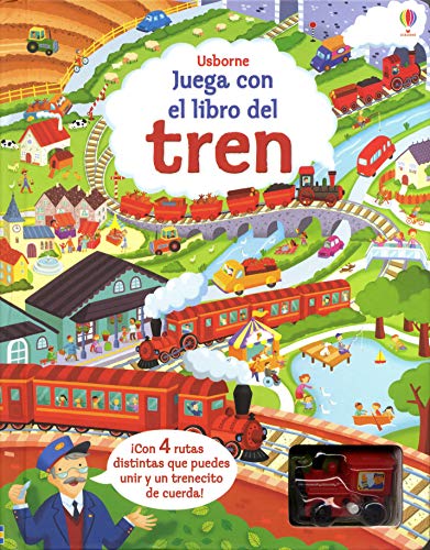 Juega con el libro del tren (Libros con juguete de cuerda)