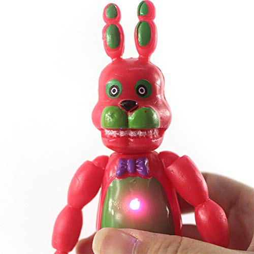 Juego de 5 piezas de cinco noches Fnaf Figuras divertidas coleccionables Foxy Sister Location Muñeco de terror