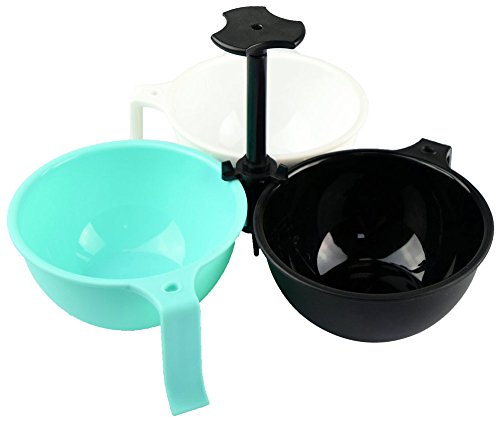 Juego de cuencos para colorear el cabello con soporte