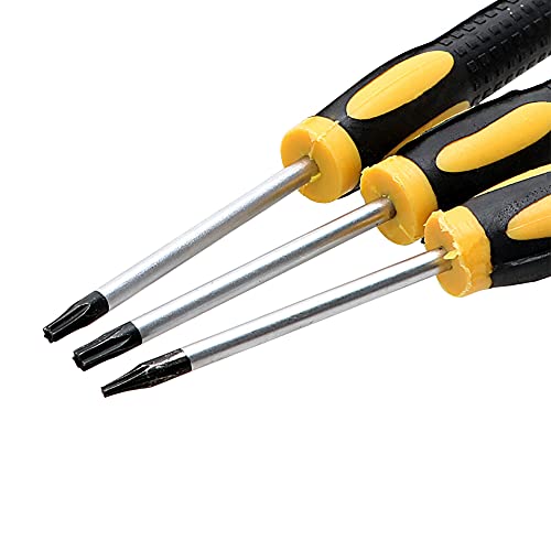 Juego de destornilladores Torx T6 T8 T10; juego de destornilladores para Xbox One, Xbox 360 Controller, PS3, PS4, reparación de MacBook, 3 unidades