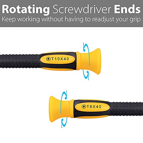 Juego de destornilladores Torx T6 T8 T10; juego de destornilladores para Xbox One, Xbox 360 Controller, PS3, PS4, reparación de MacBook, 3 unidades