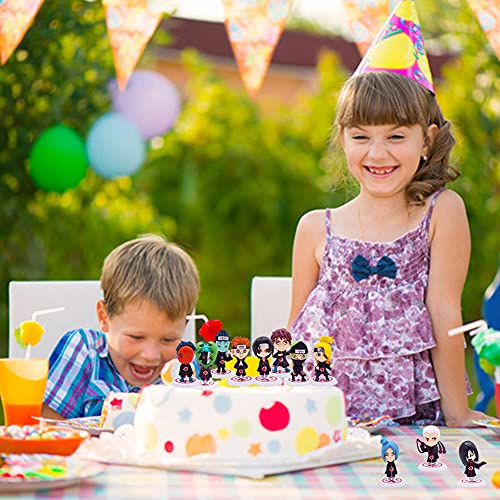 Juego de Minifiguras,BESTZY 11Piezas Cake Topper Acción Figuras Modelo Muñecas Mini Muñeca,Niños Baby Shower Fiesta de cumpleaños Pastel Decoración Suministros