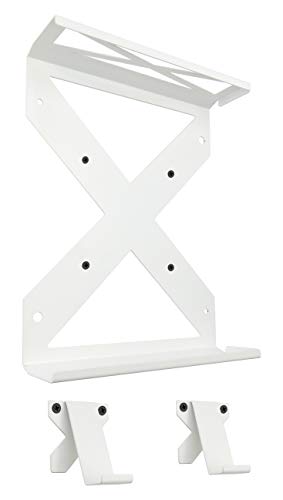 Juego de soportes de montaje de pared y controlador para Xbox One S (Blanco) - Diseño exclusivo X - Fabricado en el Reino Unido