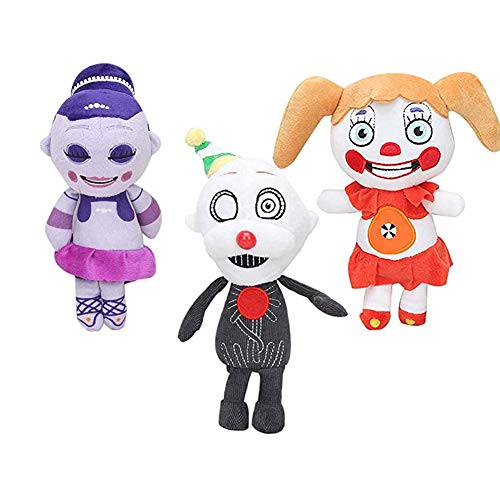 Juego de terror Sister Location Ballora Felpa Funtime Freddy Foxy Hat Payaso Colgando Adornos de Peluche Anime para Niños