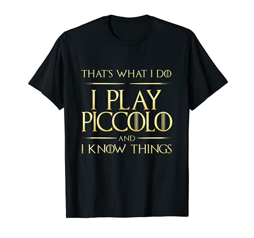 Juego Piccolo y sé cosas Piccolo Player Camiseta