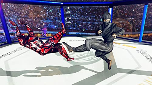 Juegos de lucha ninja kung fu 2019: juego de lucha de jaula