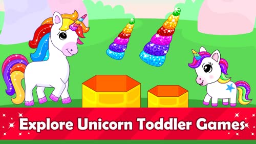 Juegos unicornio de niños y niñas 2, 3 y 4 años