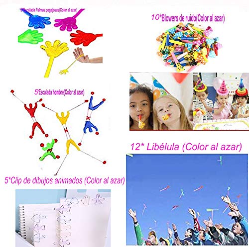 Juguetes de Fiesta Granel lote 120 Pcs para Rellenar piñatas y Bolsas de Regalo Fiestas cumpleaños Infantiles del Partido Favor Niñas niños par Colegio