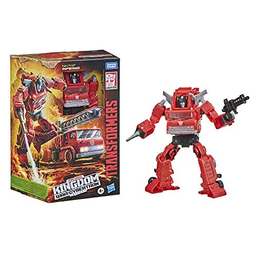 Juguetes Transformers Figura de acción WFC-K19 Inferno de Generations War for Cybertron: Kingdom Voyager, a Partir de 8 años, 19 cm