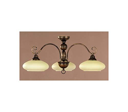 Jupiter 397 - BO-3 PL - Lámpara de techo BOLERO 3xE27/60W