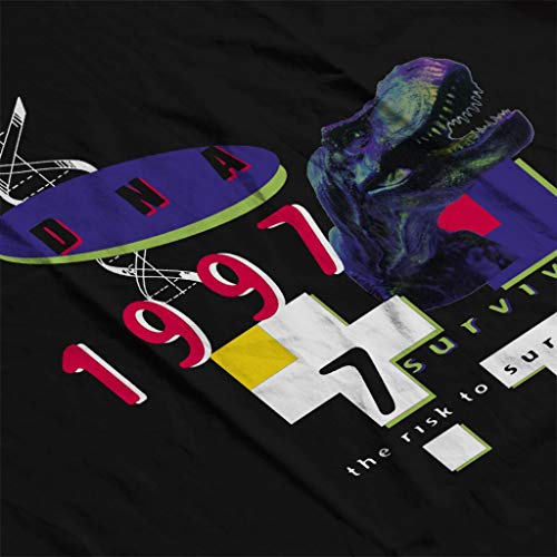 Jurassic Park DNA 1997 The Risk To Survival Is Severe Women's Hooded Sweatshirt