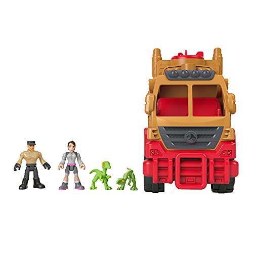 Jurassic World Camión de transporte para dinosaurios Coche de juguete Mattel HCH97