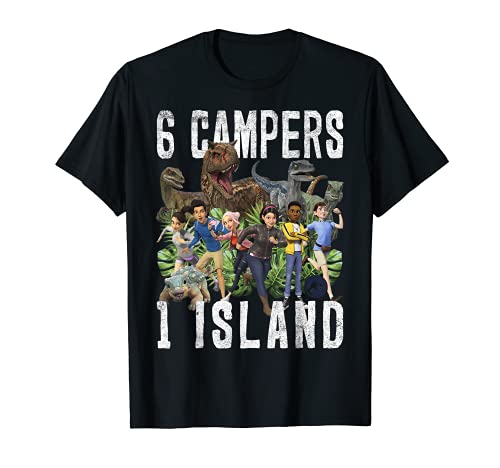 Jurassic World: Camp Cretaceous 6 Campers 1 Island Camiseta